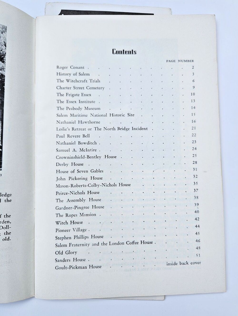 VTG 1976 Salem MA Bicentennial Brochure Ephemera Lot Witch Museum Map Maritime - Picture 11 of 16